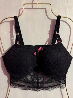 La SENZA Lace Longline Double Push Up Bra